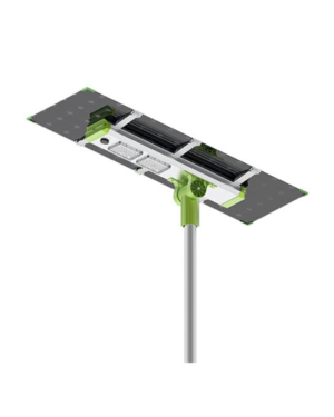 150w 200w Double-sided Panel Split Solar Street Light